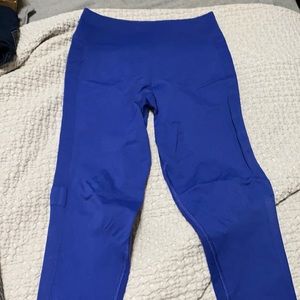 Blue lulu lemon leggings size 2/4